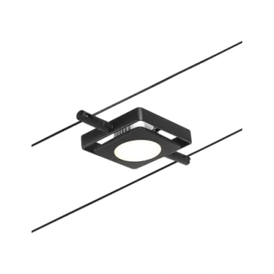 Imagen de Paulmann 94425 CorDuo Proyector LED por Cable MacLED DC incl. 1x4,5 W extensible Negro mate, cromado metálico 3000 K