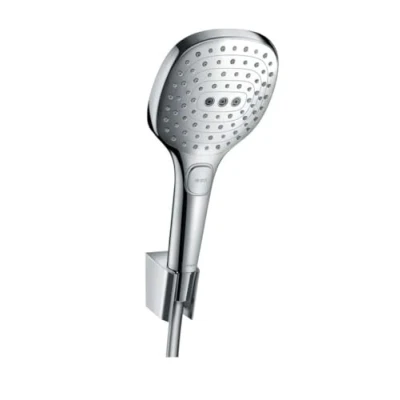 Imagen de Hansgrohe 26700000 Raindance Select E 120 ducha de mano con soporte, 1,25m, cromo