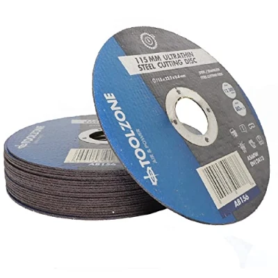 Imagen de 10 discos de corte acero inoxidable ultrafinos 115 x 1 mm metal