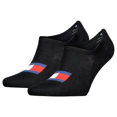 Imagen de Tommy Hilfiger Footie Calcetines, Black, 39/42 (Pack de 2) Unisex