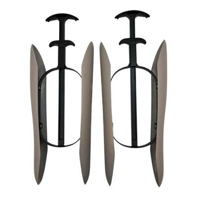 Imagen de DELFA Moldeador de botas 1 par con innovador elemento resorte Sensomatic tensor Longitud 35 cm, gris, 36 41