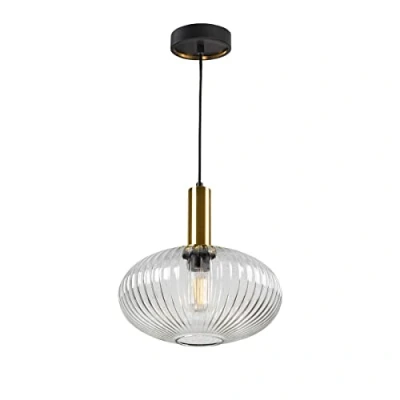 Imagen de Schuller Colgantes Modernos Colgante Norma Negro/Laton 1L