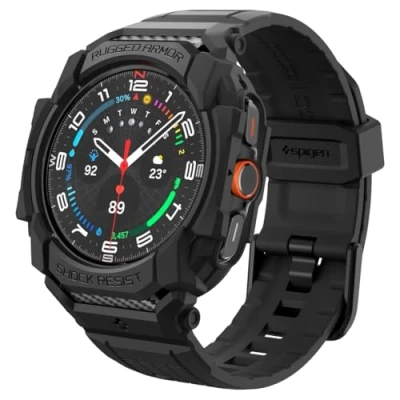 Imagen de Spigen Rugged Armor Pro Funda Negro Samsung Galaxy Watch Ultra