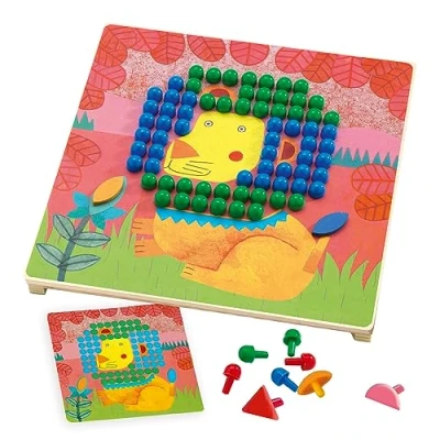 Imagen de DJECO Juegos Educativos Mosaico Animo, Multicolor (DJ08137)