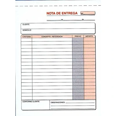 Imagen de Talonario PRAXTON Notas De Entrega 4º Triplicado, Pack x5