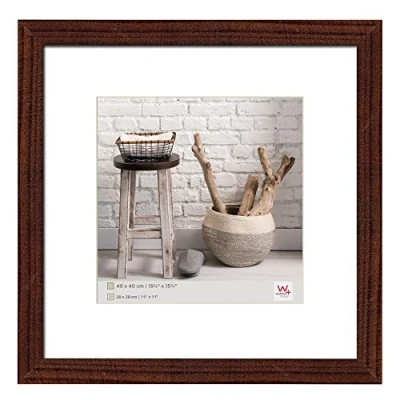 Imagen de Walther Design HO440N Home, Marco de madera, formatos especiales, nuez, 40 x cm