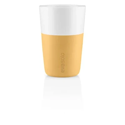 Imagen de Eva Solo Cafe Latte Mug Golden Sand Juego de 2 tazas café porcelana 360 ml