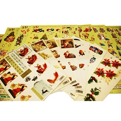 Imagen de Craft UK 2353 Navidad 3D troquelado Decoupage