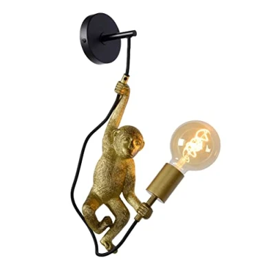 Imagen de Lucide EXTRAVAGANZA CHIMP Lámpara de pared 1xE27 Negro