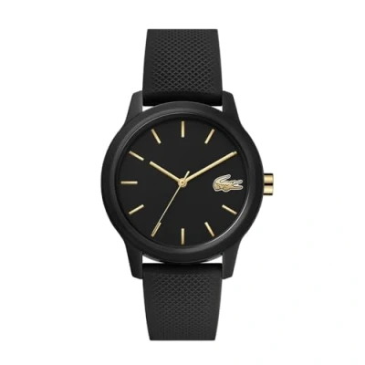 Imagen de Lacoste Reloj Analógico de Cuarzo para mujer con Correa en silicona Negro 2001064