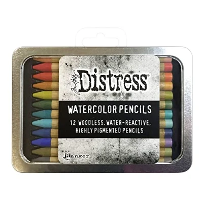 Imagen de Ranger Industries Tim Holtz Distress Juego de lápices acuarela, 3 (paquete 12)