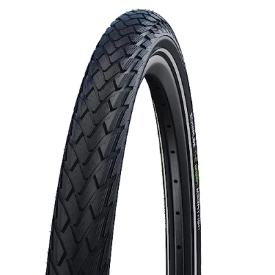 Imagen de Schwalbe Marathon Cámara para Bicicleta (50,8 x 3,81 cm, con Alambre, Incluye Capa Reflectante Greenguard) Negro Talla:700 25C