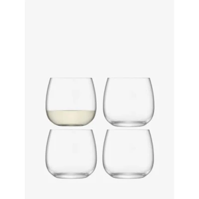 Imagen de LSA International Borough BG10 Vaso sin tallo, 370 ml, 4 unidades, transparente