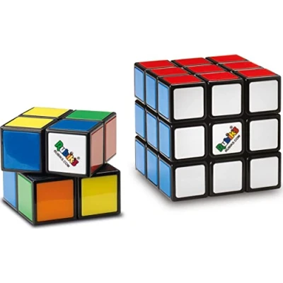 Imagen de Rubik&#039;S Pack Duo Cubo Juego de Rompecabezas 3x3 y versión Mini 2x2 Mágico para Desafiar la Mente 6064009 Juguetes Niños Niñas 8 Años +