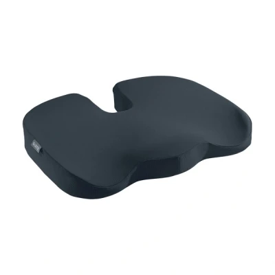 Imagen de Leitz 52840089 Cojín de Espuma para Sillas, Soporte Acolchado Sillas Trabajar, Reduce la Tensión Espalda y el Cuello, Funda Tela con Relleno Espuma, Gama Ergo Cosy, Gris Terciopelo