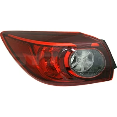 Imagen de TYC 11 14096 05 2 Piloto trasero izquierda Parte exterior con portalámparas MAZDA: 3 Hatchback