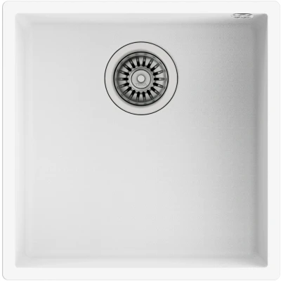 Imagen de Fregadero Teka Tegranite Square 40.40 Color Arctic White Ref 115230029 Mueble De 50 Cm