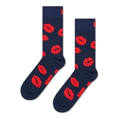 Imagen de Happy Socks Kisses Unisex Calcetines, Talla: 41 46, Navy