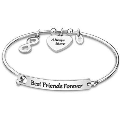 Imagen de LOTUS STYLE Pulsera LS2017 2/5 Millennial Acero inoxidable 316l Corazón 64.60 mm Mujer