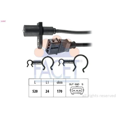 Imagen de FACET 9.0397 Sensor de Cigueñal Made in Italy OE Equivalent VOLVO: 940 II Berlina, Familiar