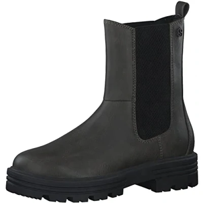 Imagen de s.Oliver 5 25411 39, Botas Estilo Chelsea Mujer, Caqui, 39 EU