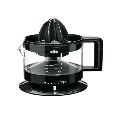 Imagen de Braun Hogar TributeCollection CJ3000 BK Exprimidor Eléctrico, 20 W, 350ml, Cantidad de Pulpa Ajustable, Apto para Lavavajillas, Color Negro