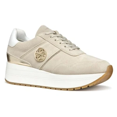 Imagen de Geox NEW Kency Zapatillas, Mujer, Talla: 41, Light taupe/light gold Zapatos