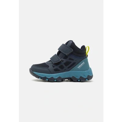 Imagen de Viking Track MID WP Unisex Botines para niños, Talla: 35, Navy/demin Zapatos