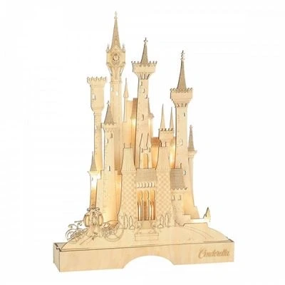 Imagen de Department 56 Flourish Disney Cenicienta Castle Figura Decorativa de Centro Mesa (15,55 cm), Color marrón