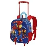 Imagen de Karactermania Spiderman Spinners Small 3D Trolley para niños, Talla: One Size, Azul