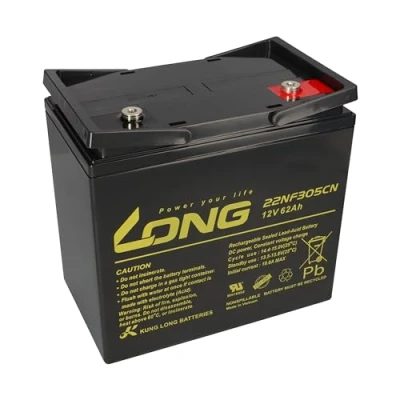 Imagen de 1 batería de plomo AGM 12 V/62 Ah WP 22NF305CN Ciclo compatible MP62 12C, 12LCP 56