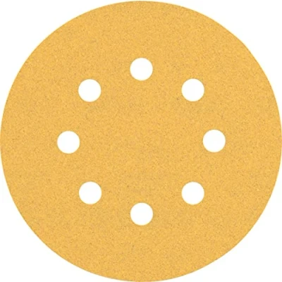 Imagen de Bosch Professional 50 x Lijas Expert C470 con 8 agujeros, para Madera dura, Pintura sobre madera, 125 mm, Grano 100, Accesorios Lijadora excéntrica