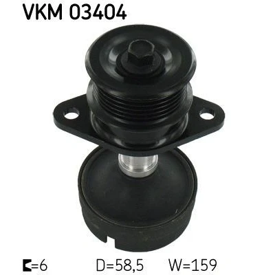 Imagen de SKF VKM 03404 Rueda Libre Alternador 31,3 FORD: Focus Mk1 Hatchback, Berlina, Familiar