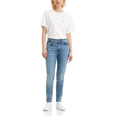 Imagen de Levi&#039;s 721 High Rise Skinny Vaqueros, Medium Indigo Worn In, 23W / 28L Mujer