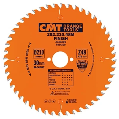 Imagen de CMT Orange Tools 292.210.48M Sierra circular 210x2.8x30 z 48 atb 15 grados
