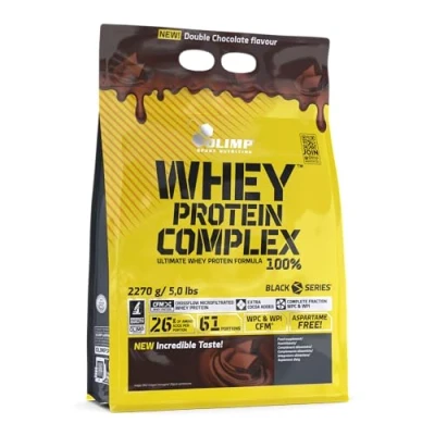 Imagen de Whey Protein Complex 100%, double chocolate, 2270 g