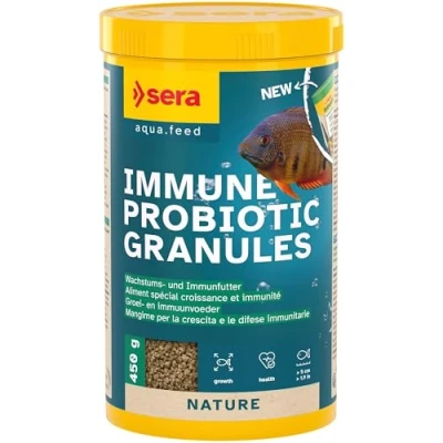 Imagen de sera ImmunPro Nature 1000 ml (440 g) Alimento probiótico para el Crecimiento de Peces Ornamentales a Partir 4 cm