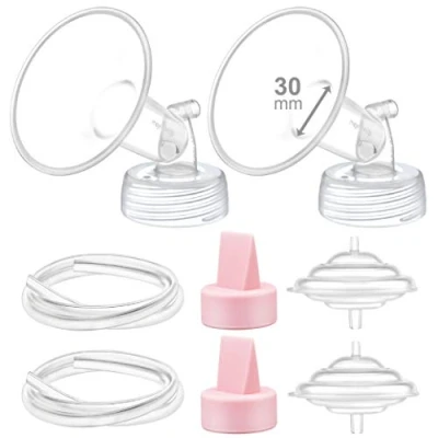 Imagen de Maymom Bomba Parte Compatible con Spectra S2 S1 9 Plus de Leche Reemplazar la Accesorios Flange Duckbill Valve (Brida 30mm)