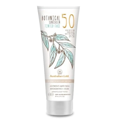 Imagen de Australian Gold Botanical Spf50 Tinted Face #Fair Light, Blanco, 88 Mililitros
