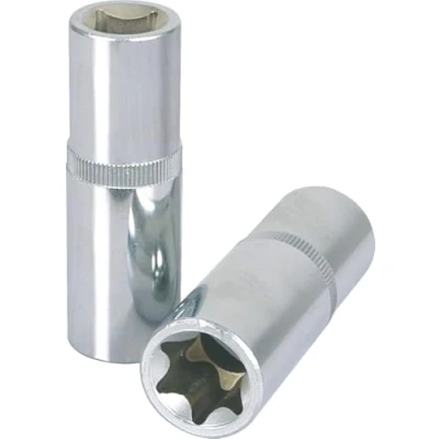 Imagen de KS Tools 918.2406 1/4&quot; Llave de vaso Torx E CHROMEplus, larga, E10