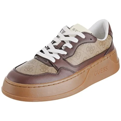 Imagen de GUESS CIANO CARRYOVER, Sneaker Hombre, Beige Y Marrón, 45 EU