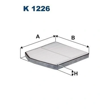 Imagen de FILTRON K 1226 Filtro de habitáculo partículas 282 254 26 VOLVO: XC90 I, S60 XC70 I Cross Country