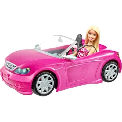 Imagen de Barbie y su Coche descapotable muñeca con (Mattel DJR55)