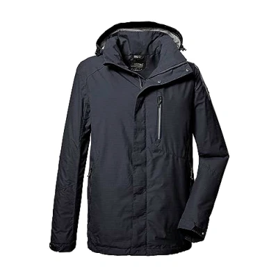 Imagen de killtec Hombre Chaqueta funcional/chaqueta de exterior con capucha desmontable KOS 256 MN JCKT_CARLEB, dark navy, 4XL, 41364 000