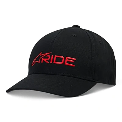 Imagen de Alpinestars Ride 3.0 Hat, Gorra de béisbol para Hombre, Color Negro y Rojo, Talla Única