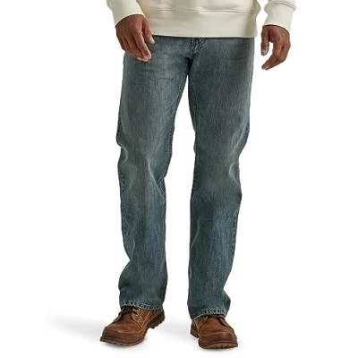 Imagen de Wrangler Authentics Men&#039;s Premium Relaxed Fit Boot Cut Jean, Tinted Mid Shade, 31W x 30L