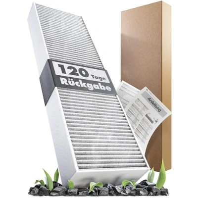 Imagen de A&amp;M® Filtro de carbón activo para campana extractora Puakf y Bora Pure la cocina Puru o Puxu con recirculación aire