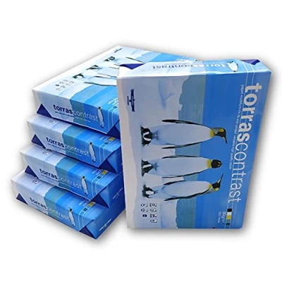 Imagen de LED ATOMANT Caja 5x Paquete de 500 Hojas Din A4 80 gr. Papel Blanco. Folios multiusos. Valido Impresoras tinta, laser, fotocopias, color injet, fax. (5)