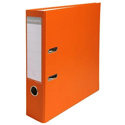 Imagen de Exacompta 918414B Archivador de palanca polipropileno, Naranja, A4, 320x290 mm, 1 pieza