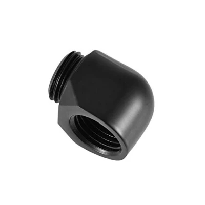 Imagen de M ugast 2 Piezas 90 Grados G1/4 &#039;&#039; Rosca de Codo latón, Adaptador Extensor Conector para computadora CPU Sistema enfriamiento Agua(Hombre a Mujer)